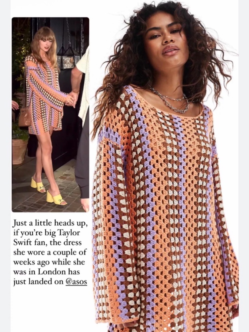 VRH GRL crochet dress sz XS - Picture 2 of 4